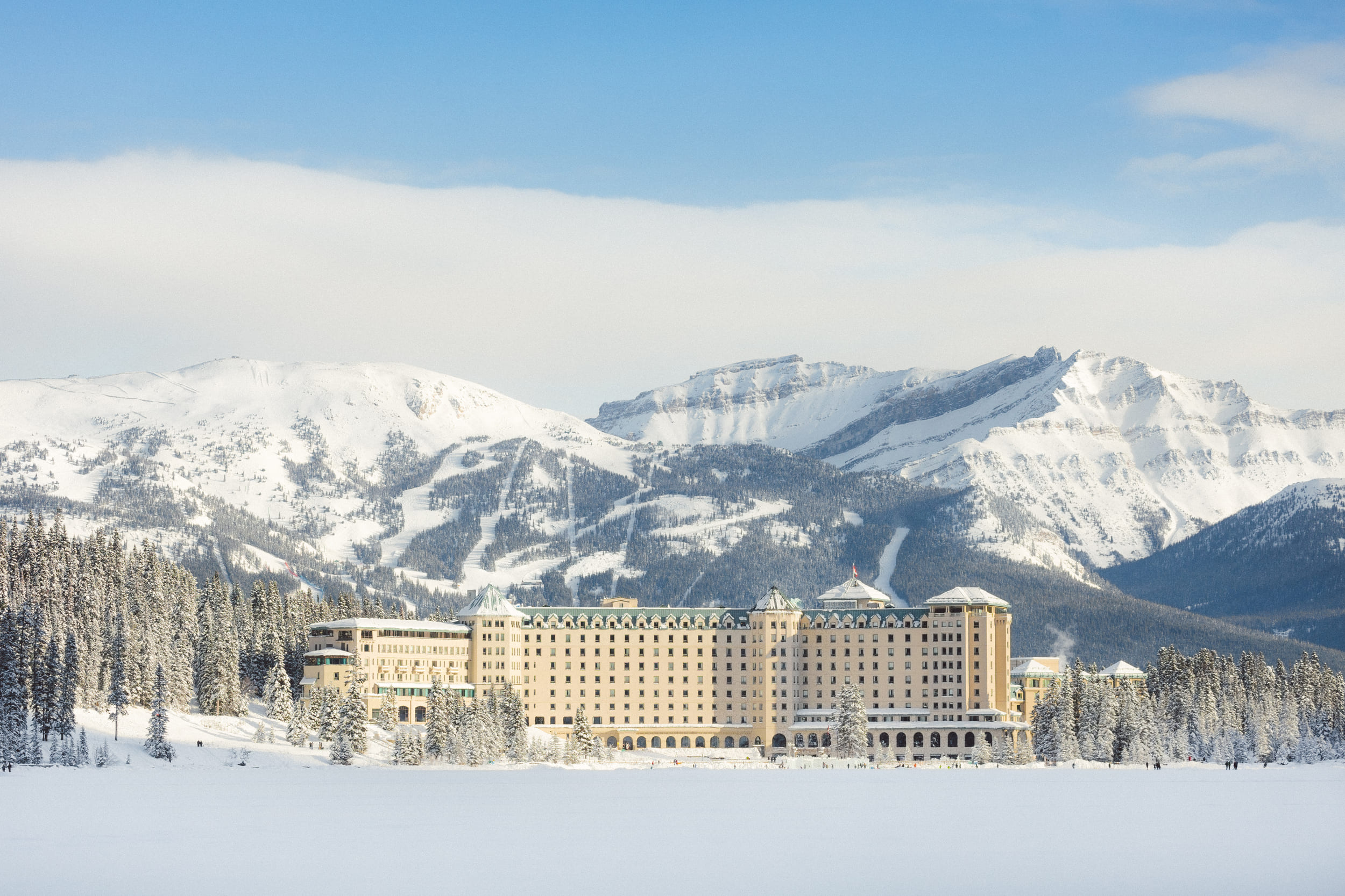 exterior shot of chateau lake louise