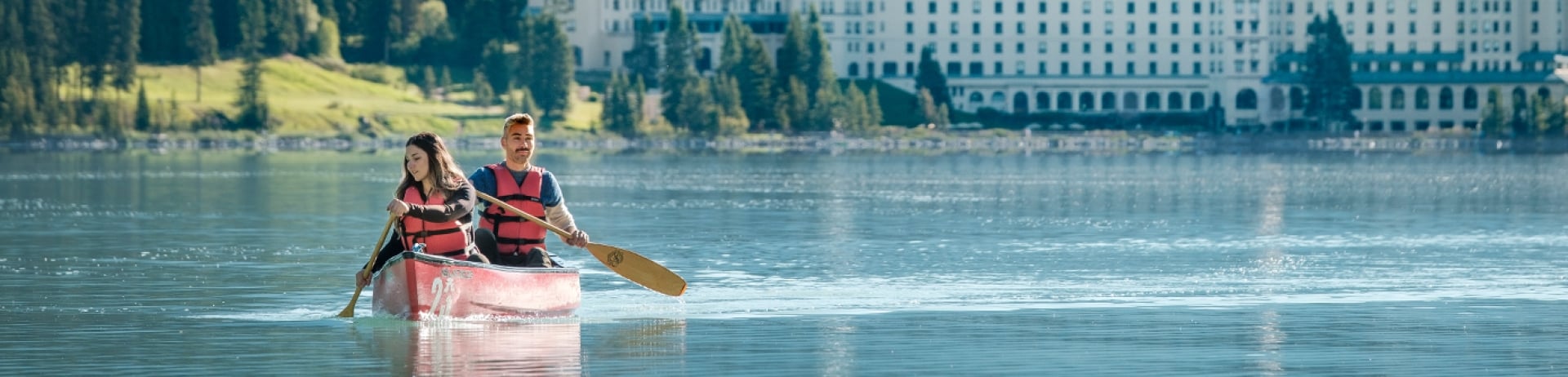 Blog-Canoeing on Lake Louise
