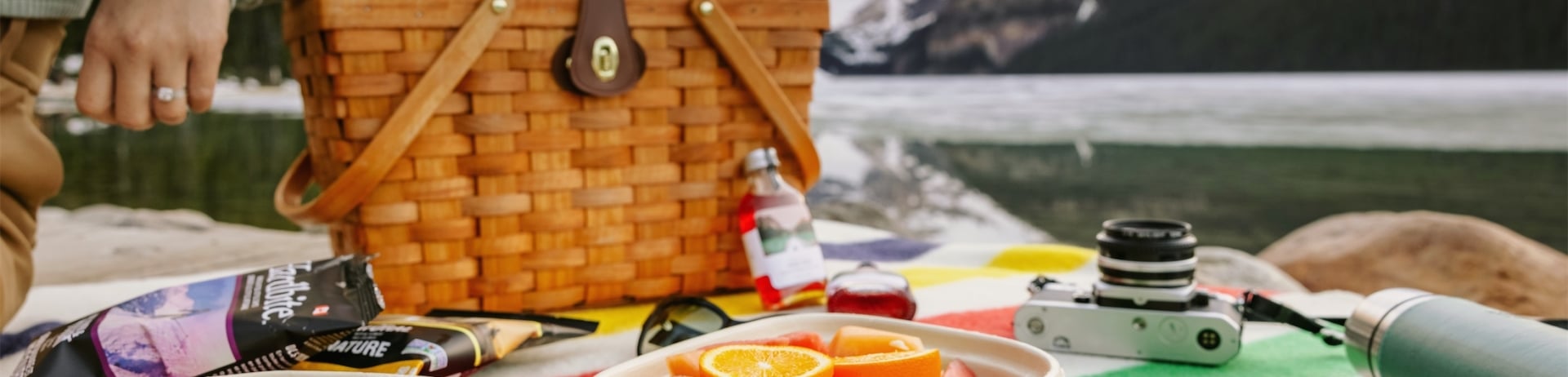 a picnic by the lake