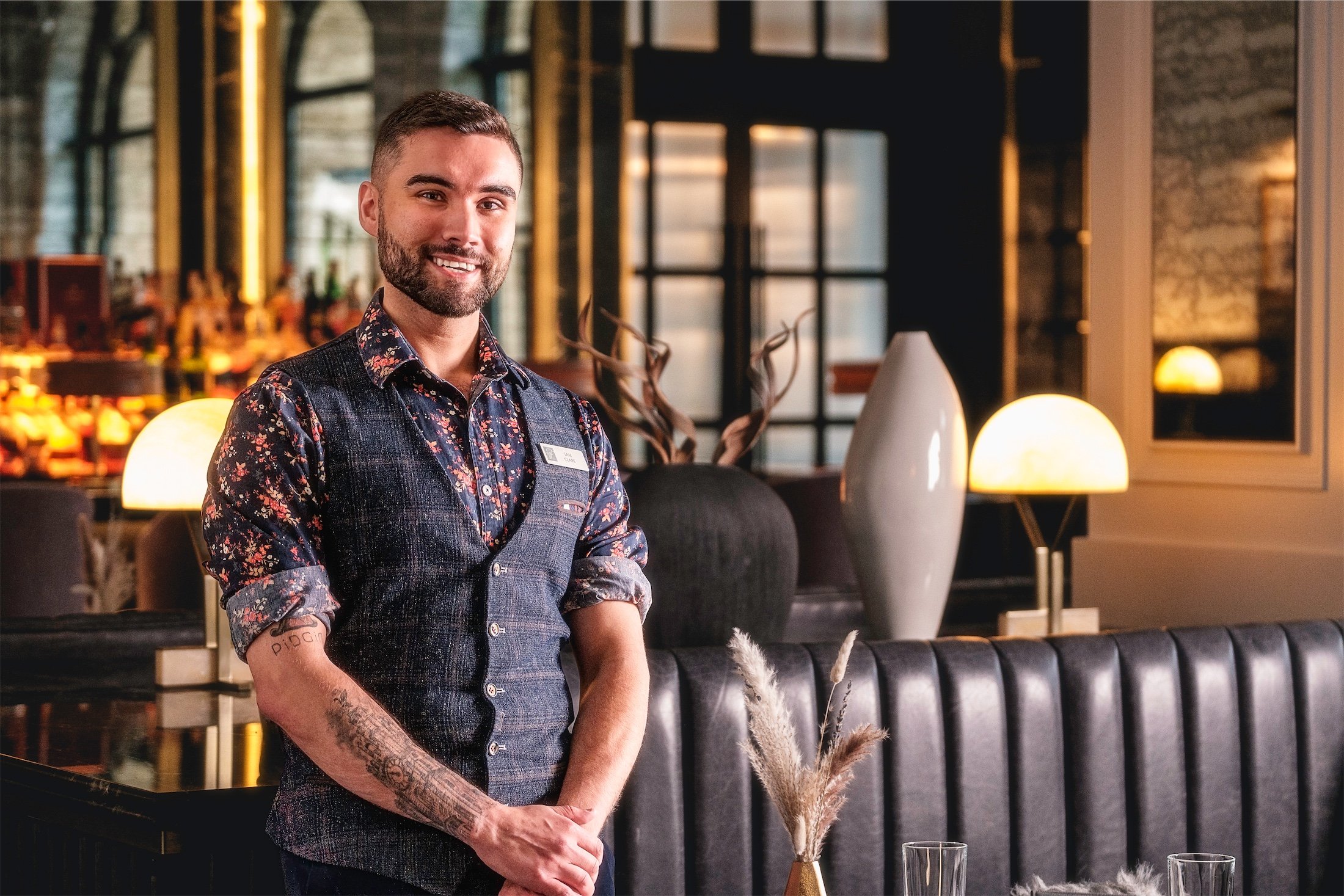 headshot of mixologist sam clark