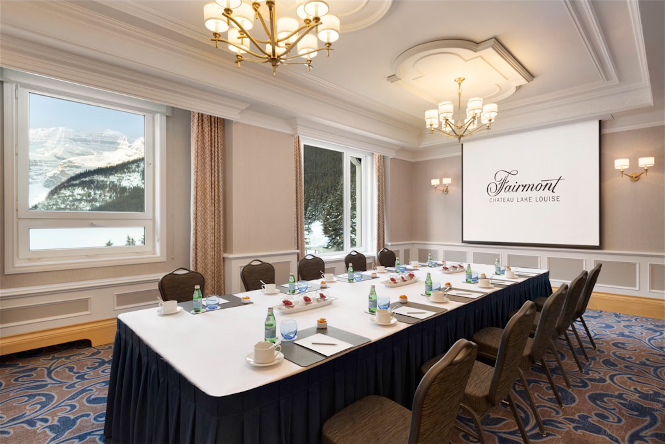 A meeting room at Fairmont Chateau Lake Louise