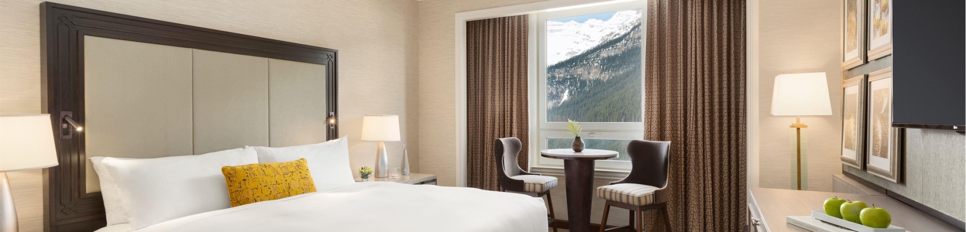 bedroom with small dining area