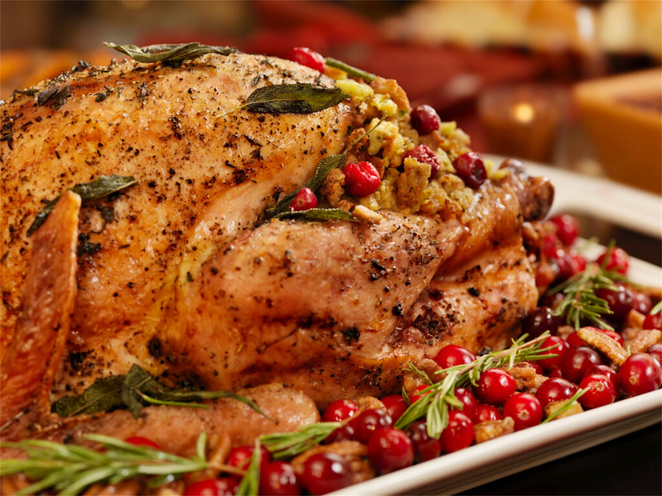 Turkey Dinner, with a cranberry and sage stuffing