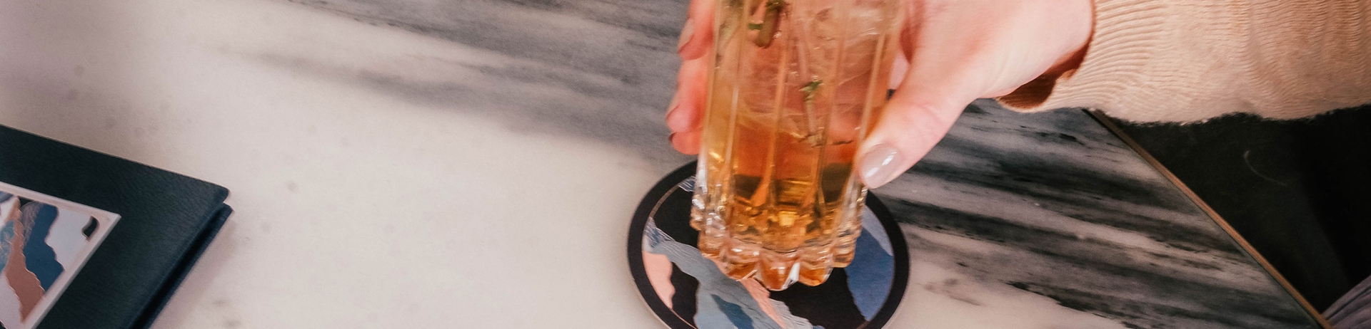 National Cocktail Day - Smoked Peach Shrub