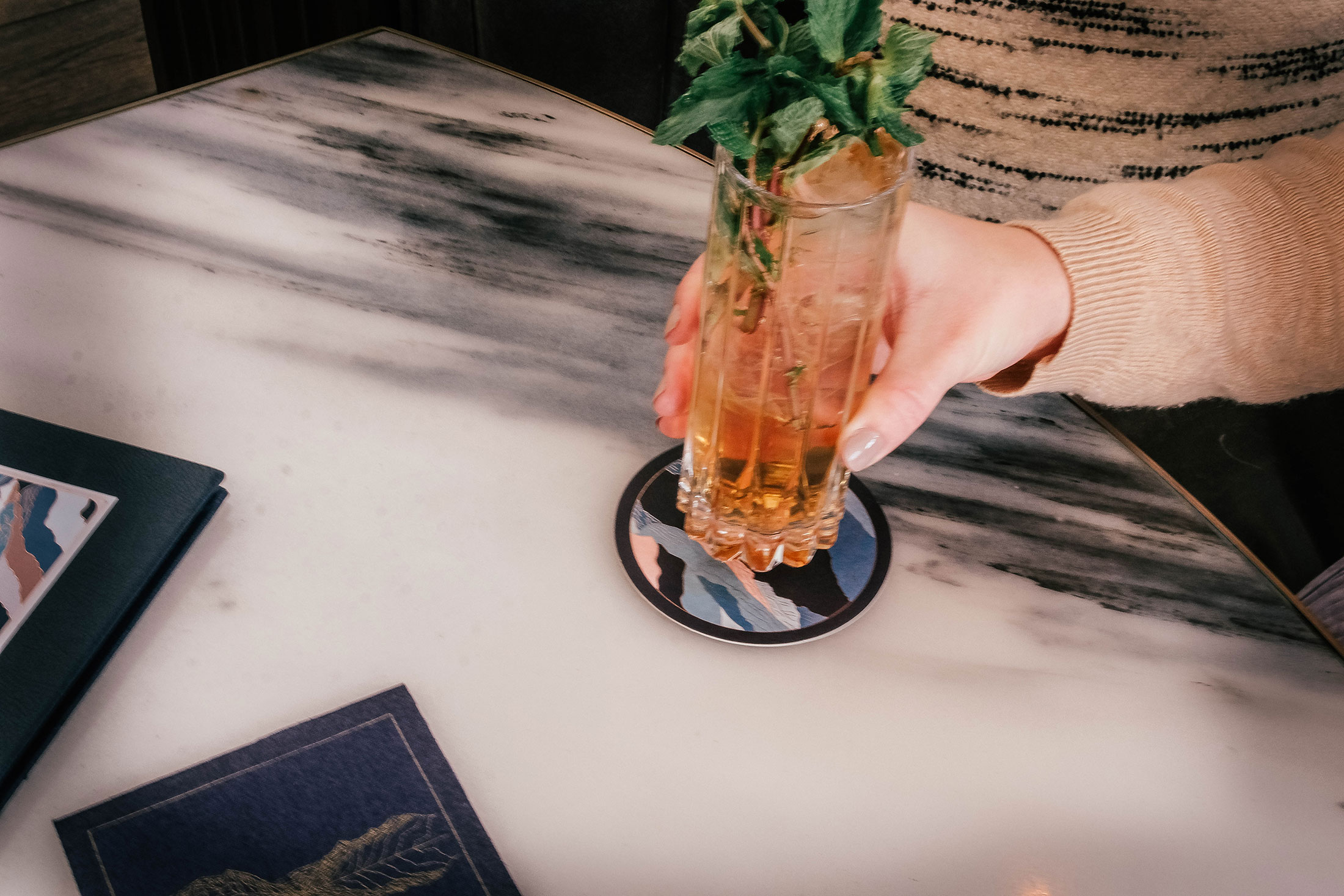 National Cocktail Day - Smoked Peach Shrub