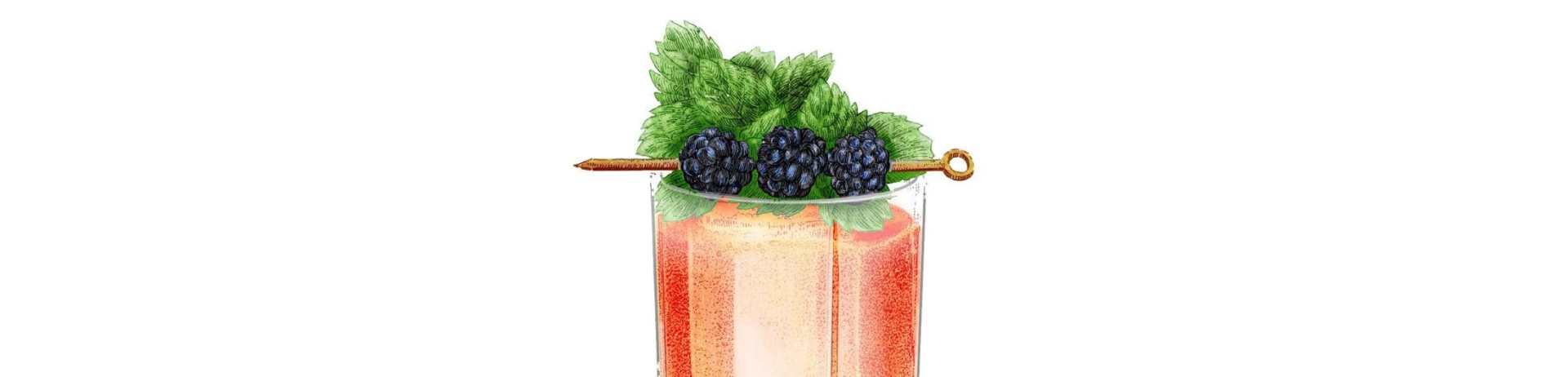 Non-Alcoholic Cocktail - Berry Tea Collins