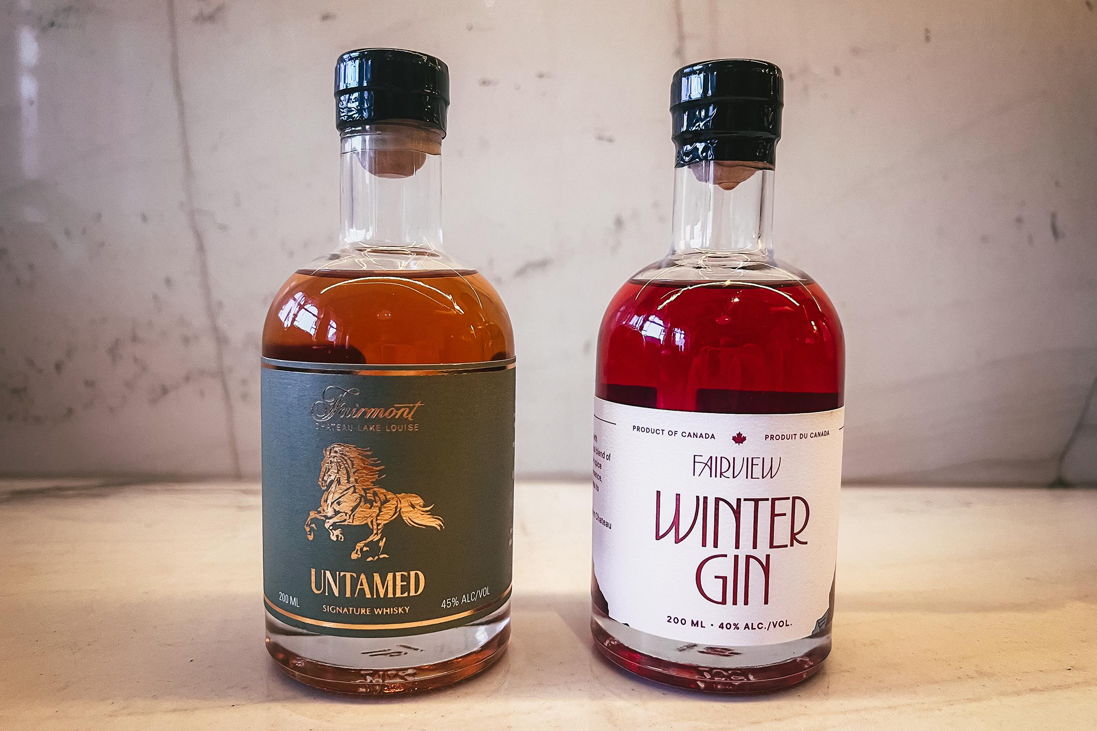 Untamed Signature Whisky & Fairview Winter Gin | Fairmont Chateau Lake Louise