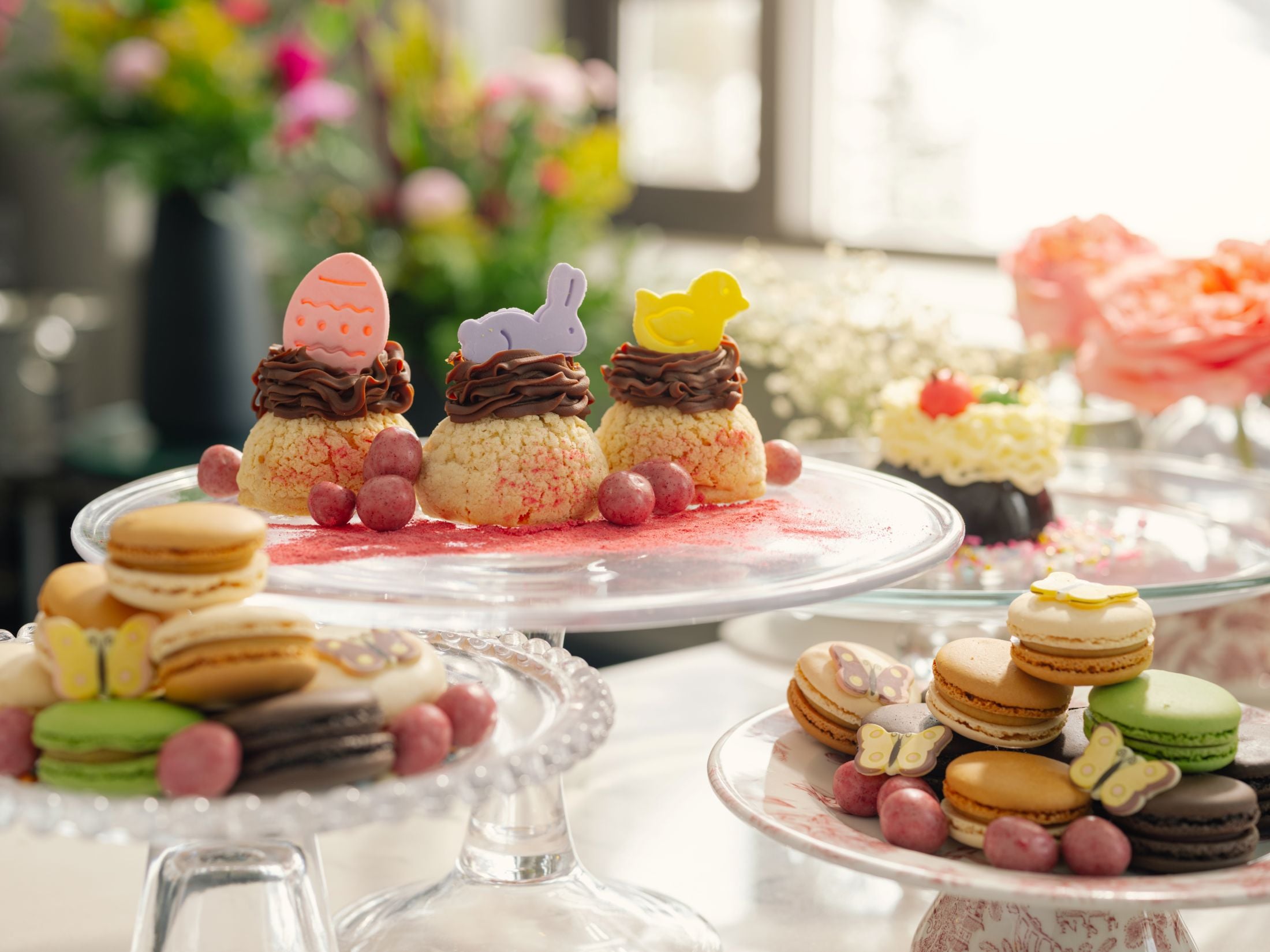Display of Easter brunch