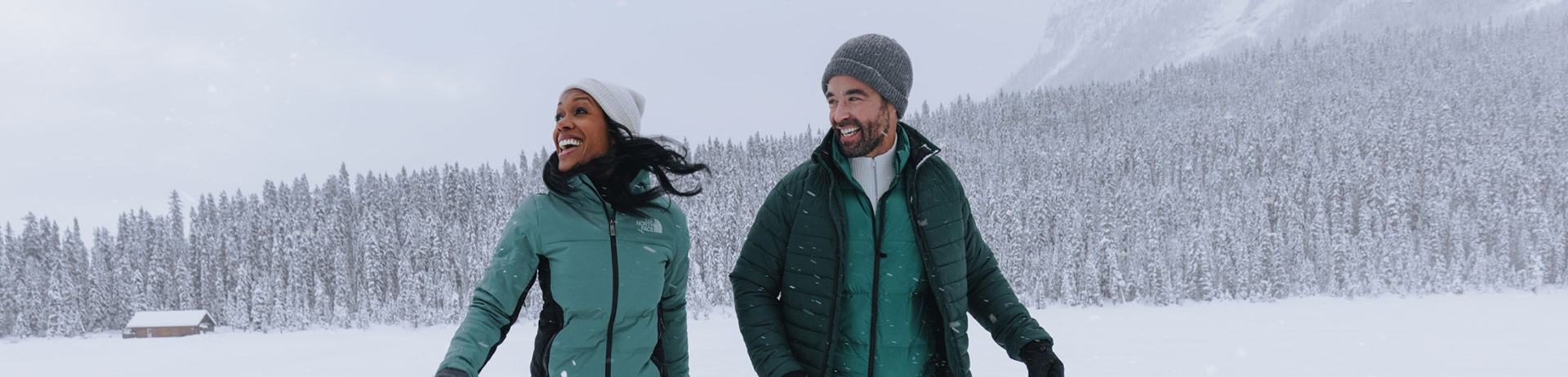 Snowshoe through fresh fluffy powder