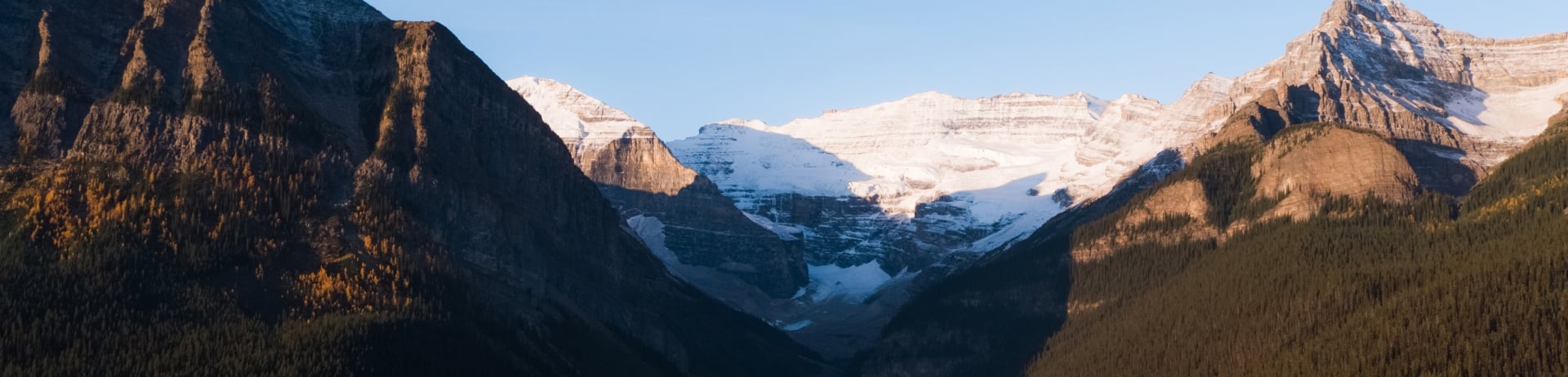 Aerial view of Fairmont Chateau Lake Louise